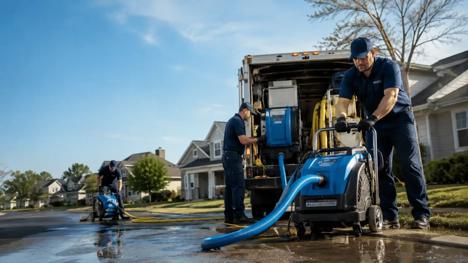 Flood Damage Cleanup in Wales, WI